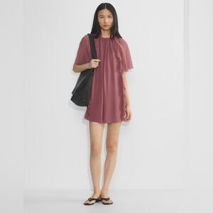 👗 Aritzia Capelet Dress — Small — Opera Rose